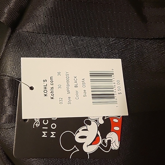 NWT: Disney Mickey Mouse Mini Backpack with 3D Ears and Logo - Picture 15 of 16